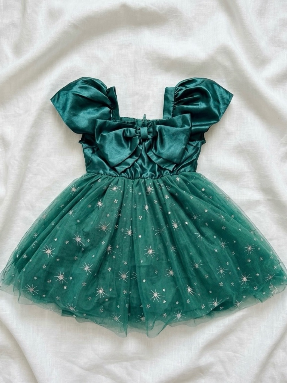 Dreaming of Lucy Emerald Green Sparkle Tulle Party Dress Girls Size 3T